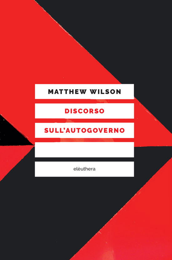 Cover for Matthew Wilson · Discorso Sull'autogoverno (Book)