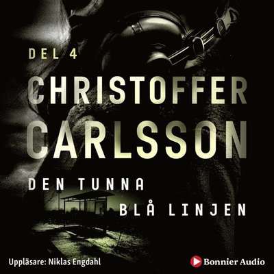 Cover for Christoffer Carlsson · Leo Junker: Den tunna blå linjen (Lydbog (MP3)) (2019)