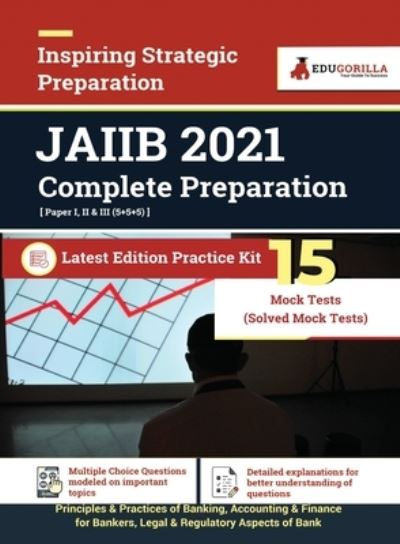 Cover for EduGorilla · JAIIB 2021 Latest Edition Practice kit with 15 Mock Tests (Paper I, II &amp; III) (Paperback Book) (2020)