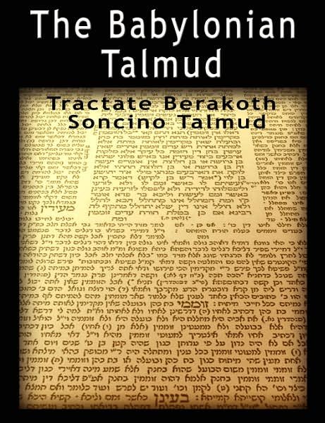 Cover for Isidore Epstein · The Babylonian Talmud: Tractate Berakoth, Soncino (Taschenbuch) (2006)