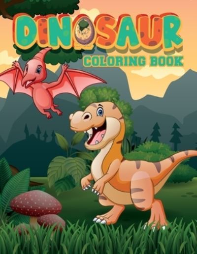 Cover for Daily Kid Press · Dinosaur coloring book (Paperback Book) (2020)