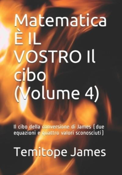 Cover for Temitope James · Matematica E IL VOSTRO Il cibo (Volume 4) (Taschenbuch) (2020)