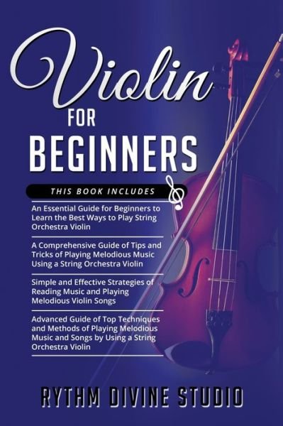Cover for Rythm Divine Studio · Violin for Beginners (Paperback Bog) (2020)