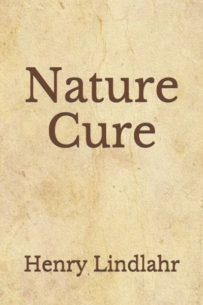 Cover for Henry Lindlahr · Nature Cure (Paperback Book) (2020)