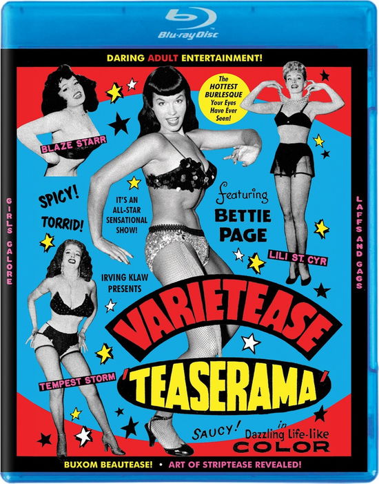 Cover for Bettie Page Double Feature (Varietease / Teaserama (Blu-ray) (2024)