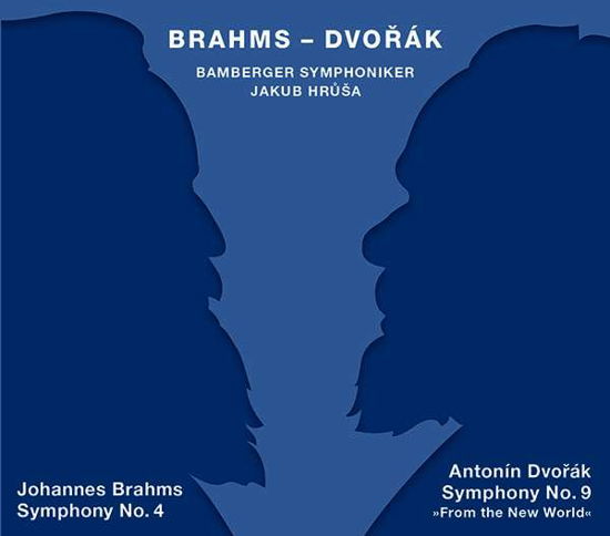 Cover for Hrusa,Jakub / Bamberger Symphoniker · Sinfonie Nr,4 (Brahms) / Sinfonie Nr,9 (Dvorak) (SACD) (2018)
