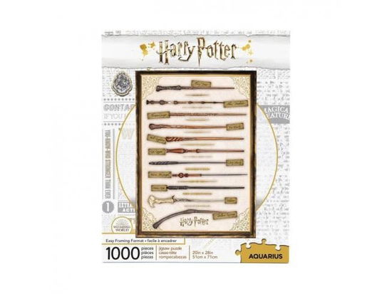 Harry Potter Wands 1000 Piece Jigsaw Puzzle - Harry Potter - Jeu de société - HARRY POTTER - 0840391137448 - 25 février 2021