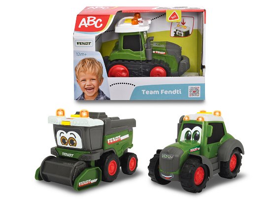 ABC Traktor Fendti Team frihjul m/lys og lyd 3-asst - Abc - Merchandise -  - 4006333074448 - 1 oktober 2021