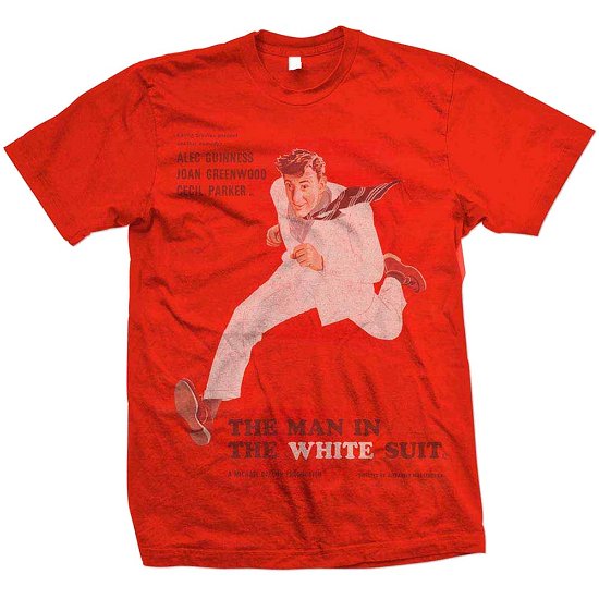 Studiocanal: The Man In The White Suit Red (T-Shirt Unisex Tg L) - Rock Off - Produtos - Bravado - 5055979921448 - 
