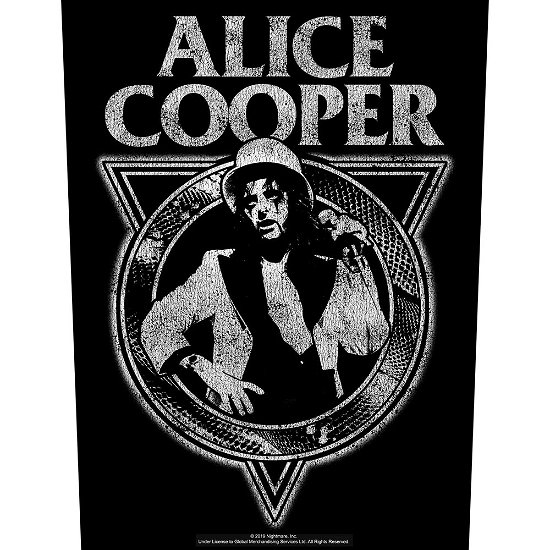 Alice Cooper Back Patch: Snakeskin - Alice Cooper - Merchandise -  - 5056365710448 - 