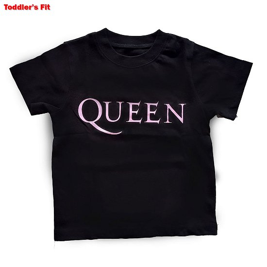 Cover for Queen · Queen Kids Baby Grow: Pink Logo (0-3 Months) (Klær) [size 0-6mths] [Black - Kids edition]