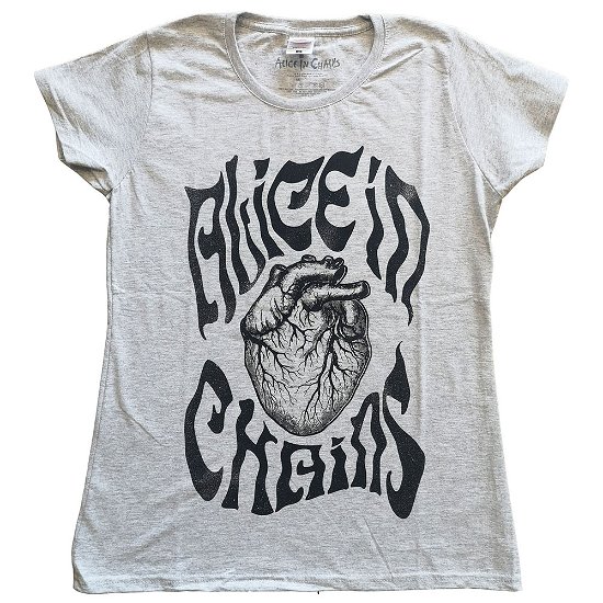 Alice In Chains Ladies T-Shirt: Transplant Grey - Ladies edition