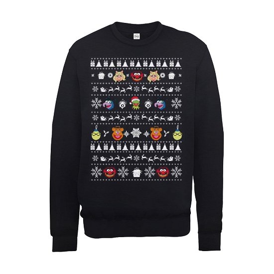 Cover for The Muppets · Christmas Crew Sweat (MERCH) [size S] [Black edition] (2017)