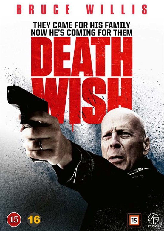 Cover for Death Wish (DVD) (2018)