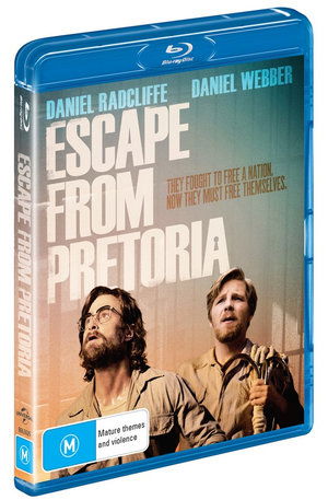 Escape from Pretoria - Radcliffe, Daniel, Hart, Ian, Webber, Daniel, Page, Nathan, Winter, Mark Leonard, Hunter, Stephen, Mambo, Ratidzo, Tuominen, Adam, Cronin, Jeanette, Wilson, David, Harvey, Paul, Firth, Lenny, Ayles, Martin, Oaten, Pj, Amor, Lliam, Annan, Francis - Movies - UNIVERSAL SONY PICTURES P/L - 9317731160448 - July 15, 2020