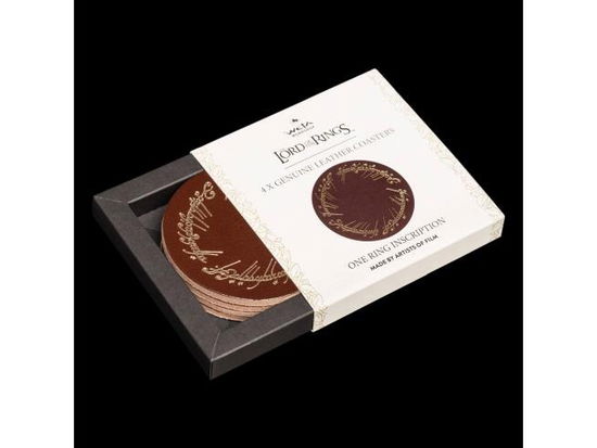 Lord of the Rings Leather Coaster Set of 4 - the O - Other - Other -  - 9420024720448 - October 31, 2019