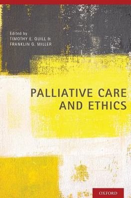 Cover for Palliative Care and Ethics (Paperback Bog) (2016)