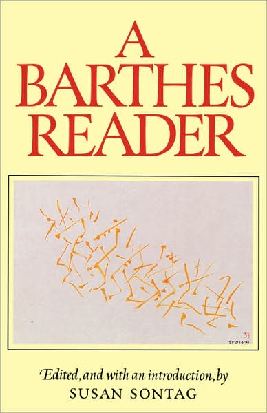 A Barthes Reader - Roland Barthes - Books - Hill and Wang - 9780374521448 - July 1, 1983