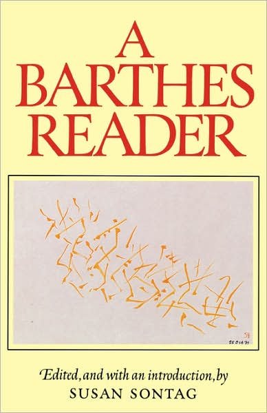 Cover for Roland Barthes · A Barthes Reader (Paperback Bog) (1983)