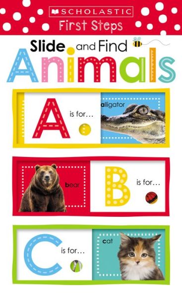 Cover for Scholastic · Animals ABC: Scholastic Early Learners (Slide and Find) - Scholastic Early Learners (Board book) (2016)