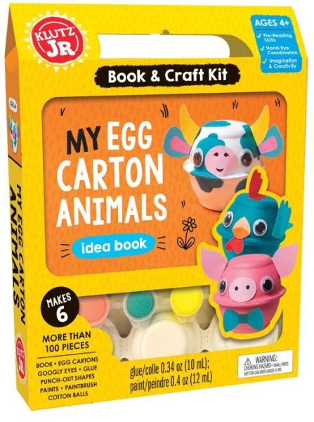 Cover for Editors of Klutz · My Egg-Carton Animals - Klutz Junior (Buch) (2017)