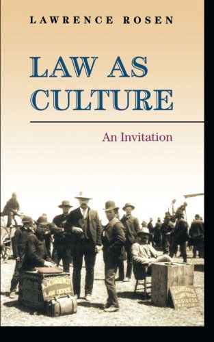 Cover for Lawrence Rosen · Law as Culture: An Invitation (Paperback Book) (2008)