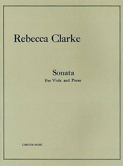 Cover for Rebecca Clarke · Clarke Rebecca Sonata Viola Piano Book (N/A)