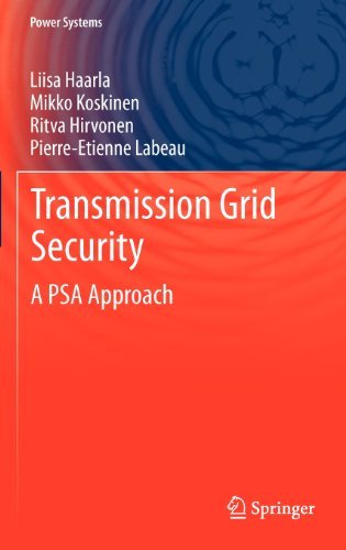Cover for Liisa Haarla · Transmission Grid Security: A PSA Approach - Power Systems (Hardcover bog) [2011 edition] (2011)