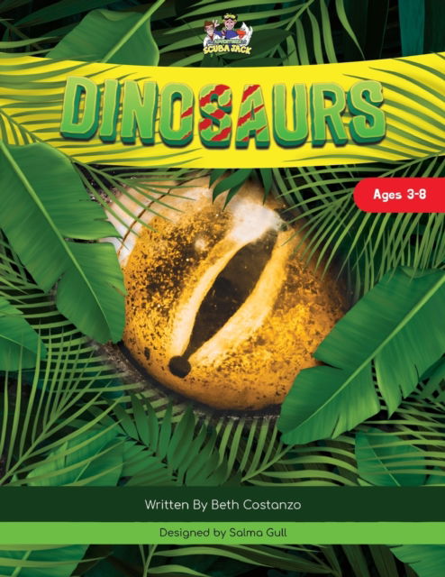 Cover for Beth Costanzo · Dinosaur Activity Workbook for Kids Ages 3-8 (Pocketbok) (2022)