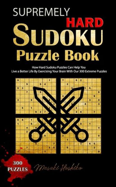 Cover for Masaki Hoshiko · Supremely Hard Sudoku Puzzle Book (Taschenbuch) (2019)