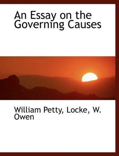 Cover for Locke · An Essay on the Governing Causes (Taschenbuch) (2010)