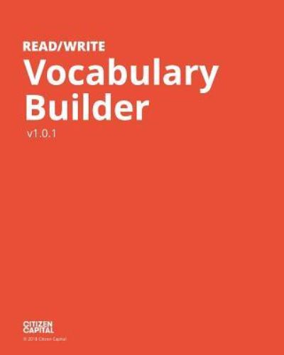 Cover for Philip Leif Bjerknes · Read / Write General Vocabulary (Paperback Book) (2018)
