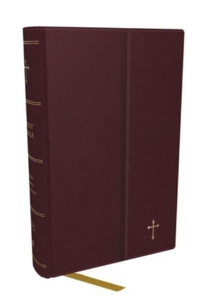 Cover for Thomas Nelson · KJV Holy Bible: Compact with 43,000 Cross References, Burgundy Leatherflex with flap, Red Letter, Comfort Print: King James Version (Paperback Bog) (2023)