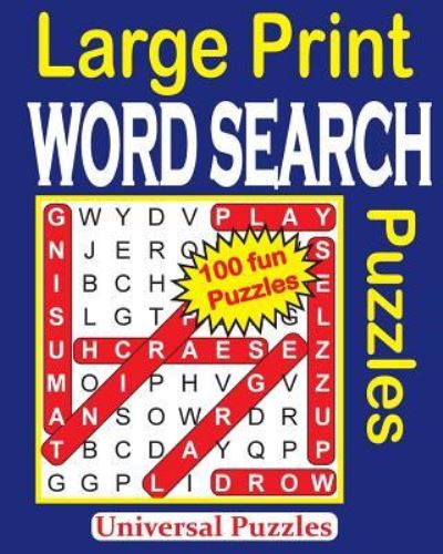 Cover for Universal Puzzles · Large Print WORD SEARCH Puzzles (Paperback Book) (2016)