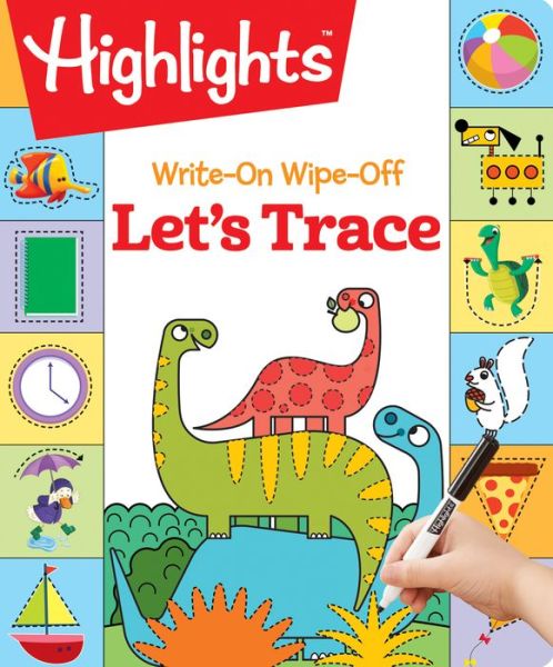 Cover for Highlights Learning · Let's Trace - Write-On Wipe-Off (Hardcover Book) (2017)