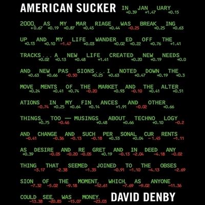 Cover for David Denby · American Sucker (CD) (2004)