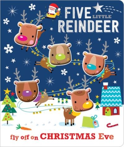 Cover for Ltd. Make Believe Ideas · Board Book Five Little Reindeer (Kartongbok) (2017)