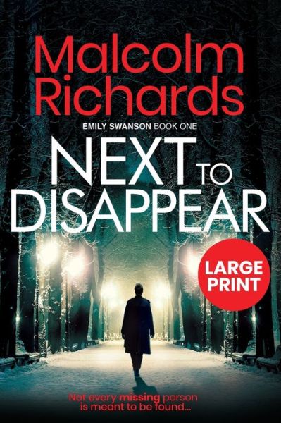 Cover for Malcolm Richards · Next to Disappear (Pocketbok) (2020)