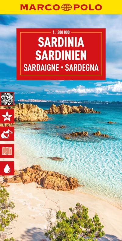 Cover for Marco Polo · Sardinia Marco Polo Map (Landkart) (2025)