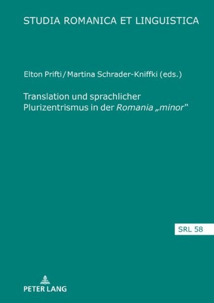 Cover for Schrader-Kniffki · Translation und sprachlicher Plurizentrismus in der Romania &quot;minor - Studia Romanica Et Linguistica (Hardcover Book) (2020)