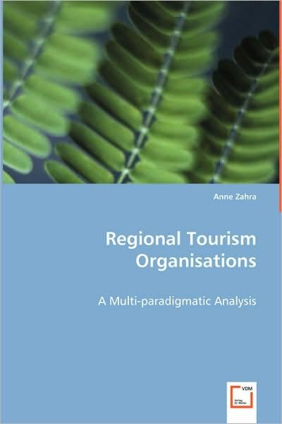 Cover for Anne Zahra · Regional Tourism Organisations (Pocketbok) (2008)
