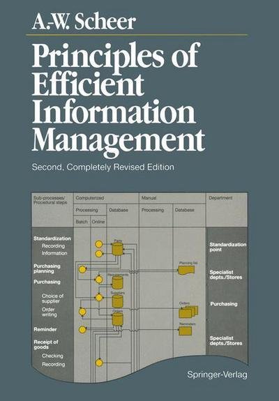 Cover for August-Wilhelm Scheer · Principles of Efficient Information Management (Paperback Book) [Softcover reprint of the original 2nd ed. 1991 edition] (2012)