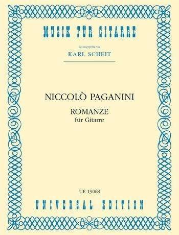 Cover for Paganini · Romanze, für Gitarre (Bog)