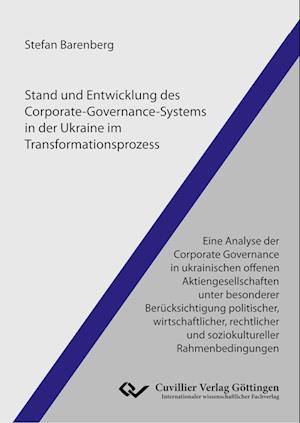 Cover for Stefan Barenberg · Stand und Entwicklung des Corporate-Governance-Systems in der Ukraine im Transformationsprozess (Paperback Book) (2020)