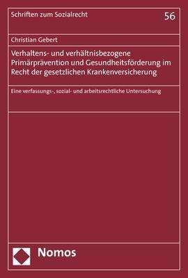 Cover for Gebert · Verhaltens- und verhältnisbezoge (Bog) (2020)