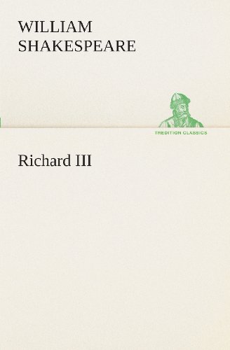 Cover for William Shakespeare · Richard III (Tredition Classics) (German Edition) (Paperback Book) [German edition] (2013)