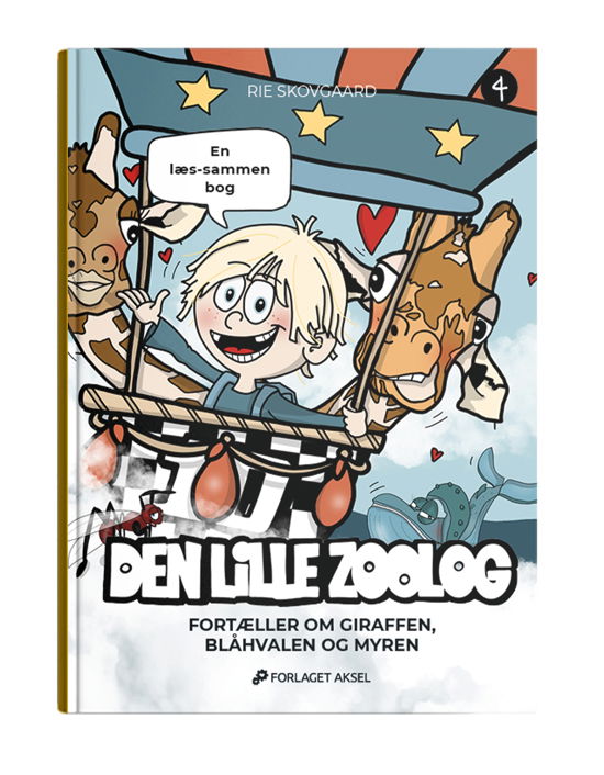 Cover for Rie Skovgaard · En læs-sammen bog 4: Den lille zoolog Bog 4 (Innbunden bok) [1. utgave] (2021)