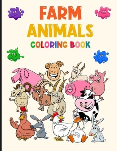 Cover for Saknan Unique Publishing House · Farm Animals Coloring (Paperback Book) (2020)