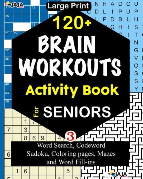 Cover for J S Lubandi · 120+ BRAIN WORKOUTS Activity Book For SENIORS (Paperback Book) (2020)