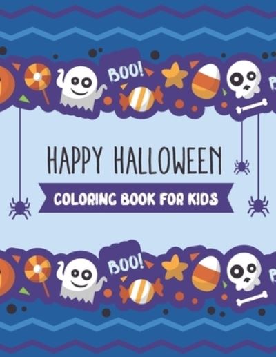 Cover for Oswaldo Miura · Happy Halloween coloring book for Kids (Taschenbuch) (2020)